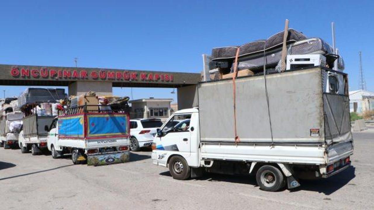 Türkiye'deki Suriyelilerin ülkelerine dönüşü sürüyor