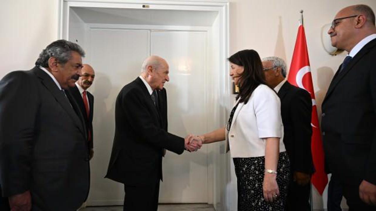 Bahçeli, DEM Parti heyetiyle görüştü