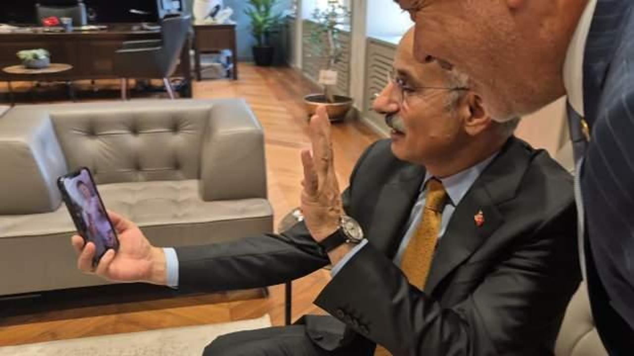 Bakan Uraloğlu down sendromlu Eymen'i kutladı