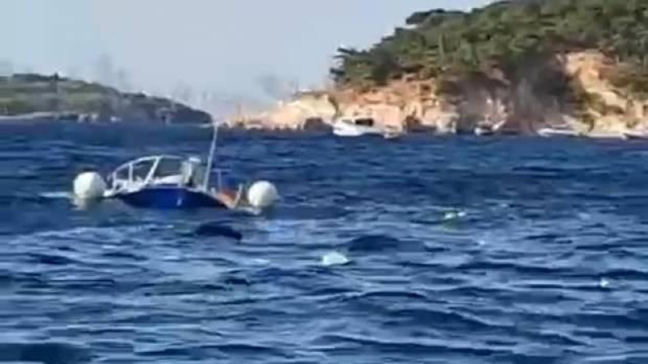 Denizde feci kaza: Motoryat tekneye çarptı, 7 kişi kurtarıldı