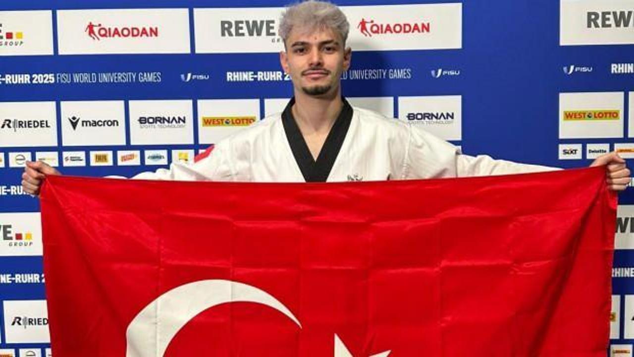 Milli sporcudan Almanya'da gümüş madalya