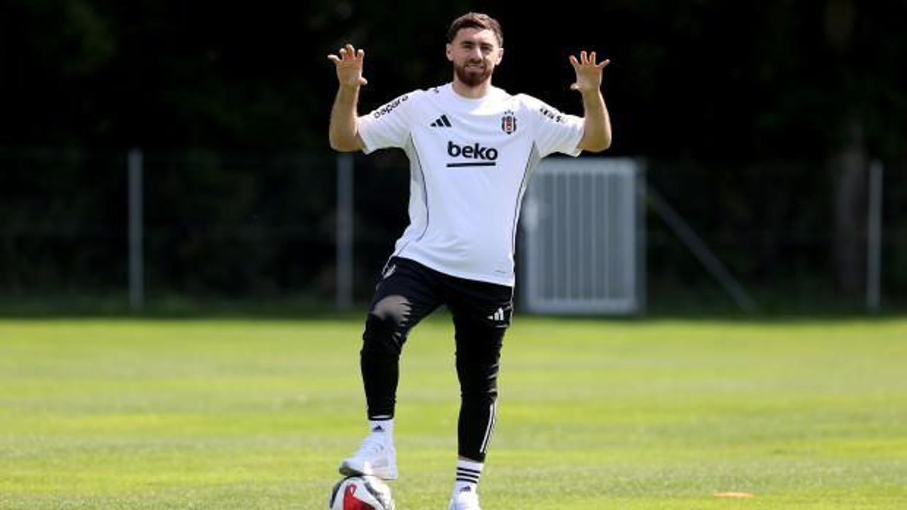 Orkun Kökçü, Beşiktaş formasıyla ilk idmanına çıktı
