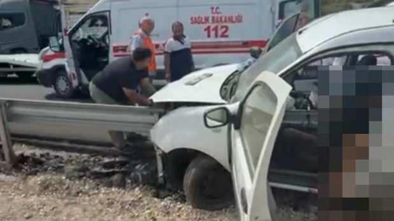 Osmaniye'de korkunç kaza! Bariyere ok gibi saplandı: 2 ölü