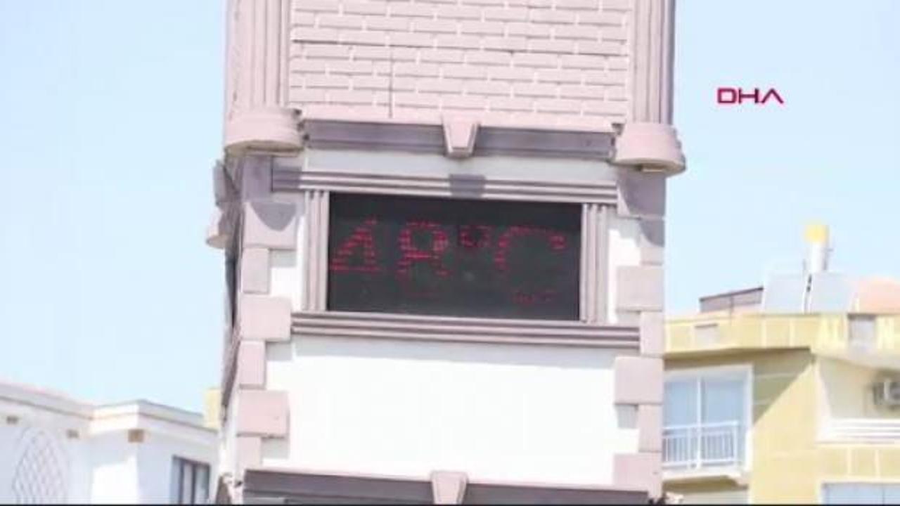 Şehir kavruldu, termometreler 48 dereceyi g&ouml;rd&uuml;...