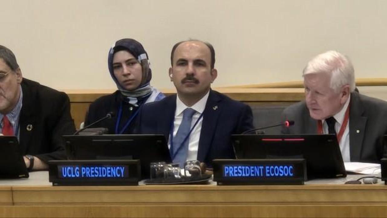 UCLG Başkanı Altay BM’de dünyaya seslendi