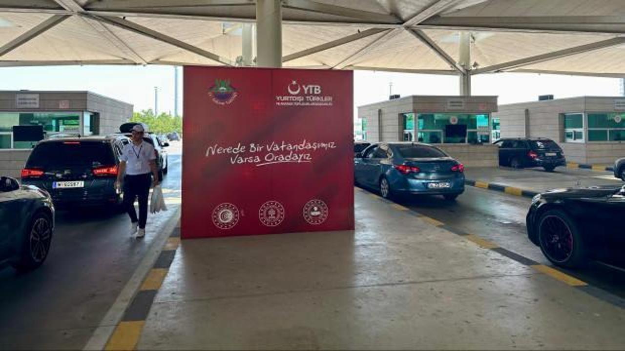 YTB'den sınır kapılarında 'karşılama ve uğurlama' hizmeti