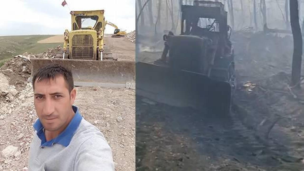 10 orman kahramanı burada şehit oldu: İş makinesi küle dönmüş!