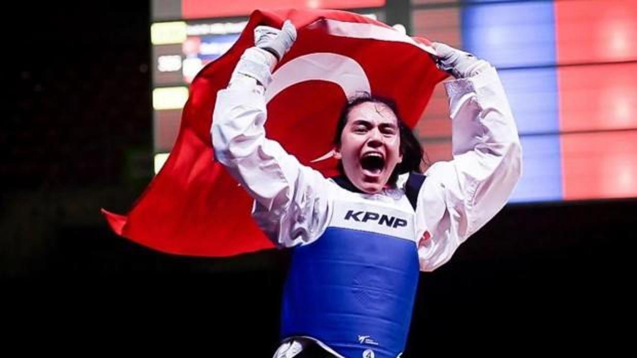 Milli sporcudan altın madalya