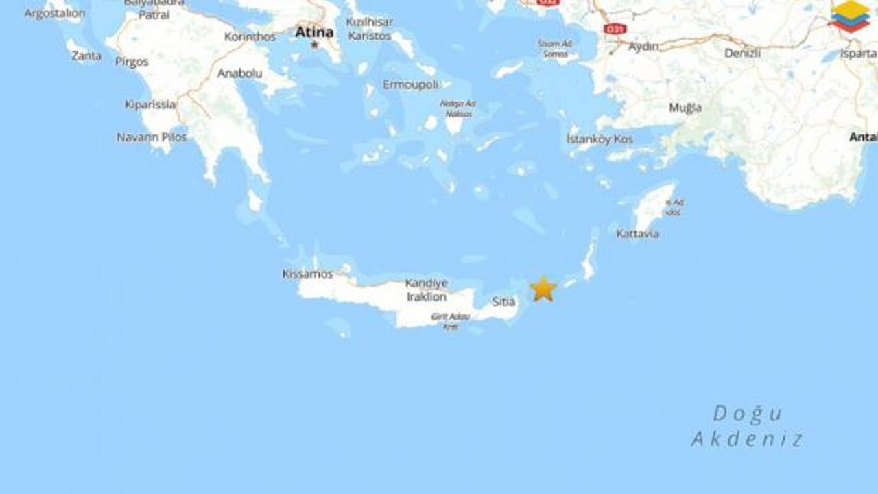 Akdeniz'de 3,6 büyüklüğünde deprem