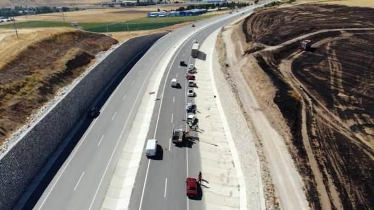 Anız dumanı zincirleme kazaya neden oldu: 7 araç birbirine girdi