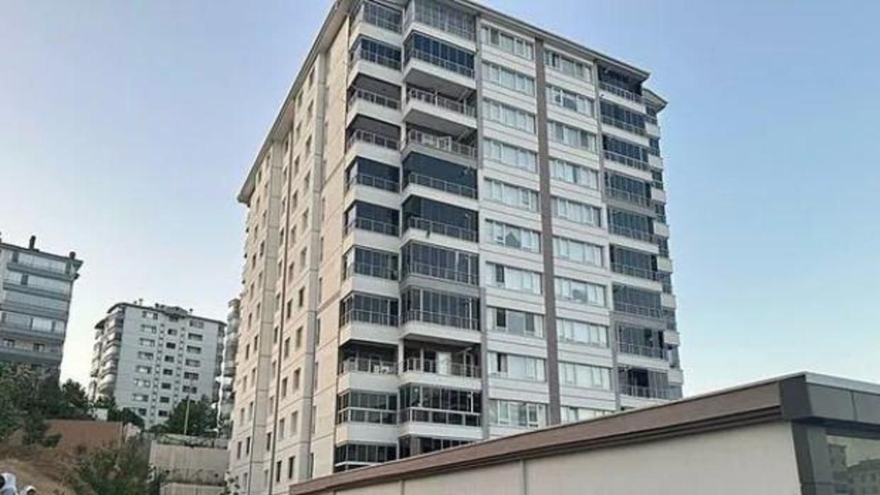 Ankara'da 11 katlı binada yangın