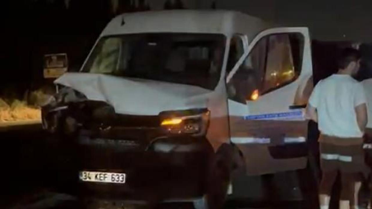 Arnavutköy’de başıboş manda zincirleme kazaya sebep oldu: Manda öldü, 3 yaralı