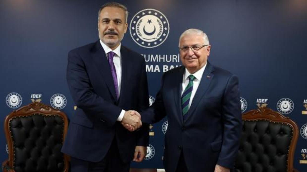 Bakanı Fidan ve Bakan Güler baş başa görüştü