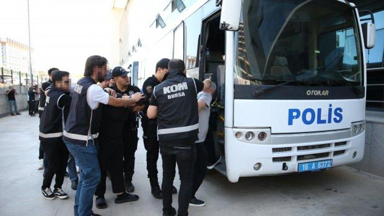 Bursa'da 'Çetkinler' suç örgütü çökertildi