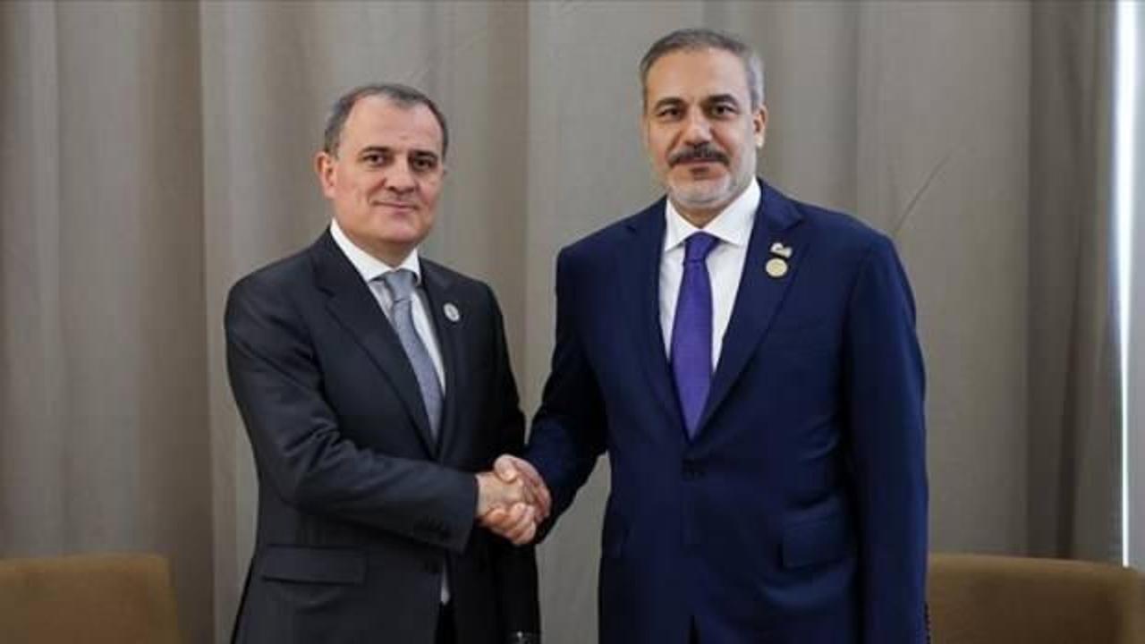 Dışişleri Bakanı Hakan Fidan, Azerbaycanlı mevkidaşı ile g&ouml;r&uuml;şt&uuml;