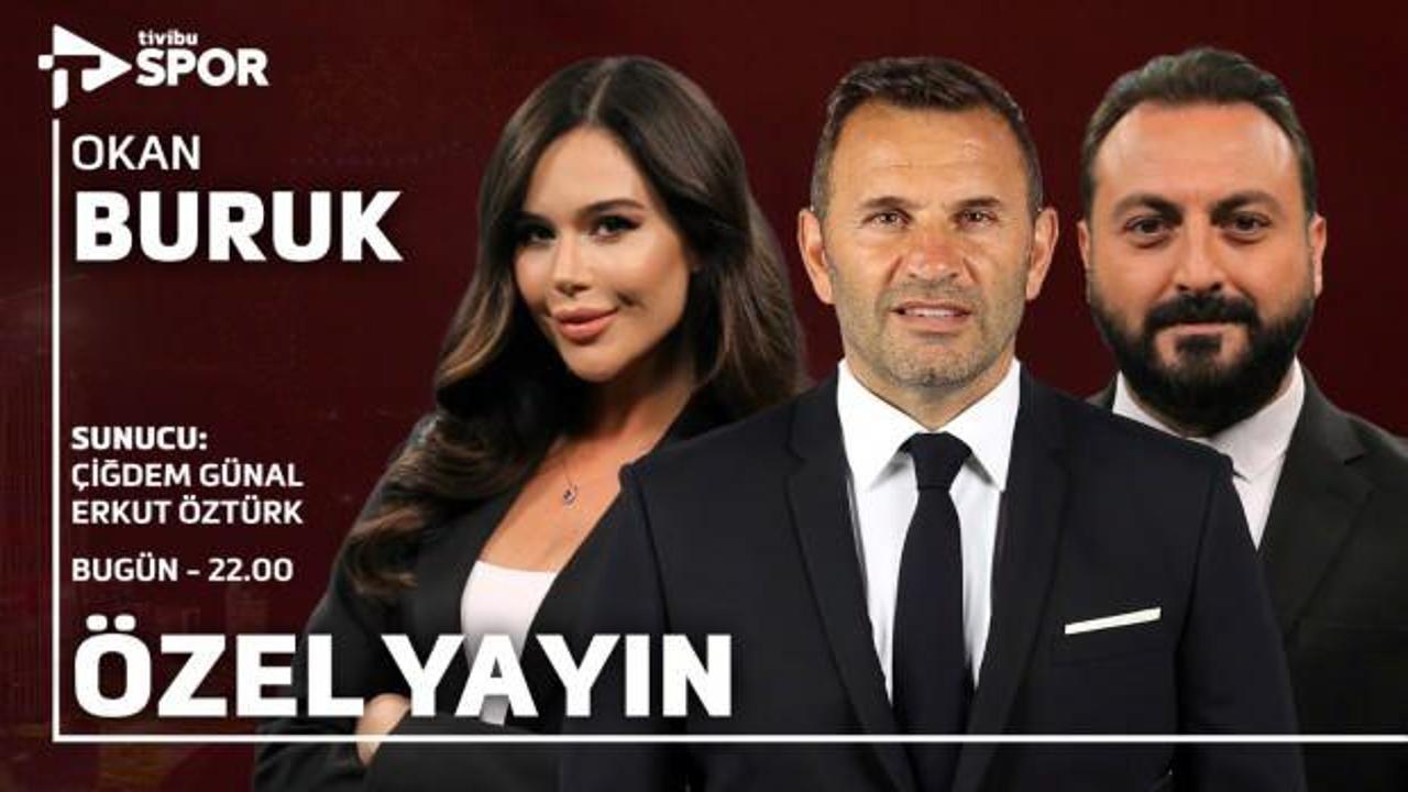 Galatasaray Teknik Direktörü Okan Buruk Tivibu Spor’a konuk oluyor