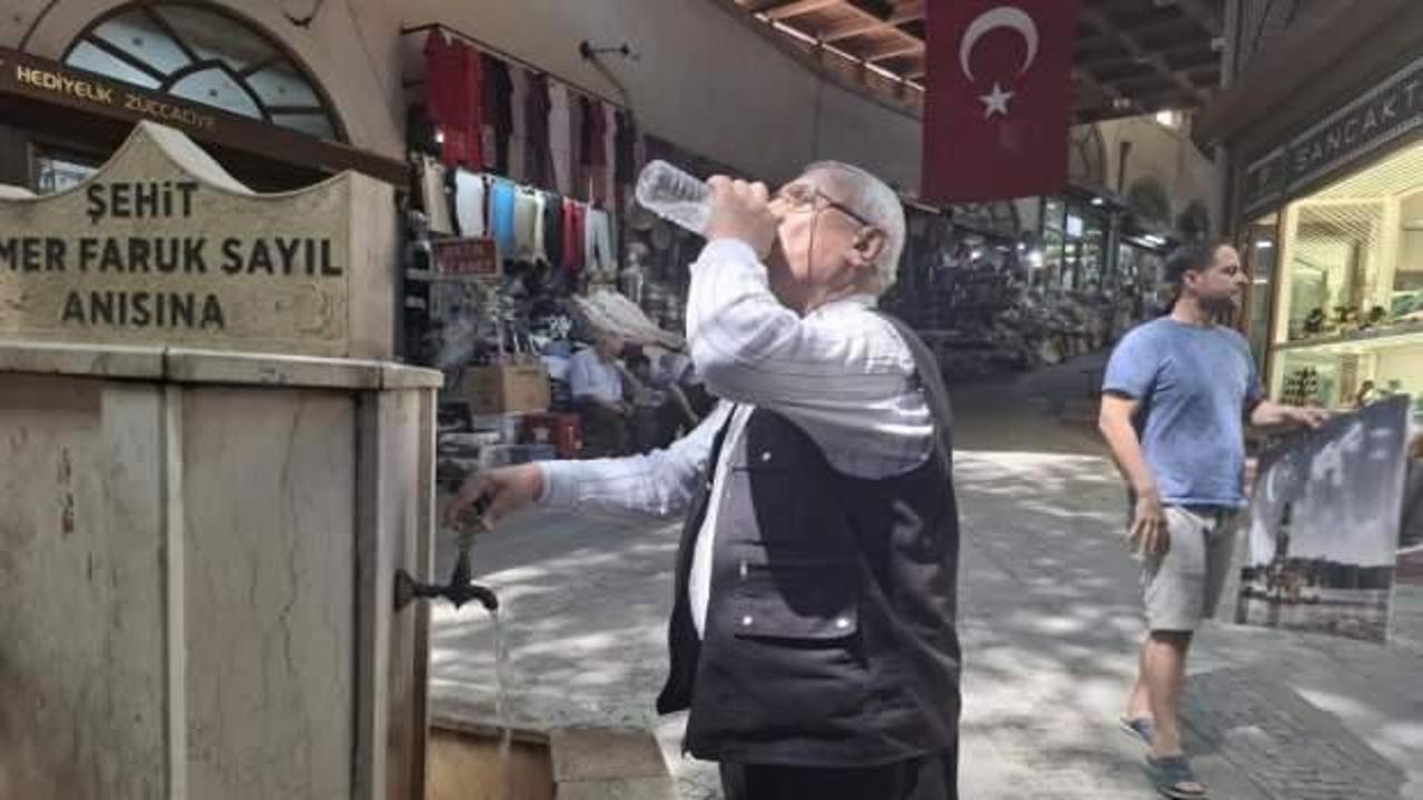 Kahramanmaraş'ta termometre plaka kodu 46'yı g&ouml;rd&uuml;