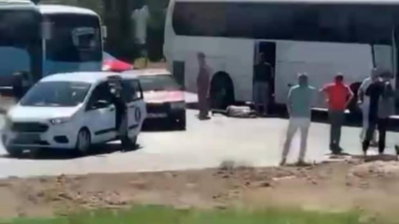 Kütahya'da işçi servisi tankerle çarpıştı: 35 yaralı