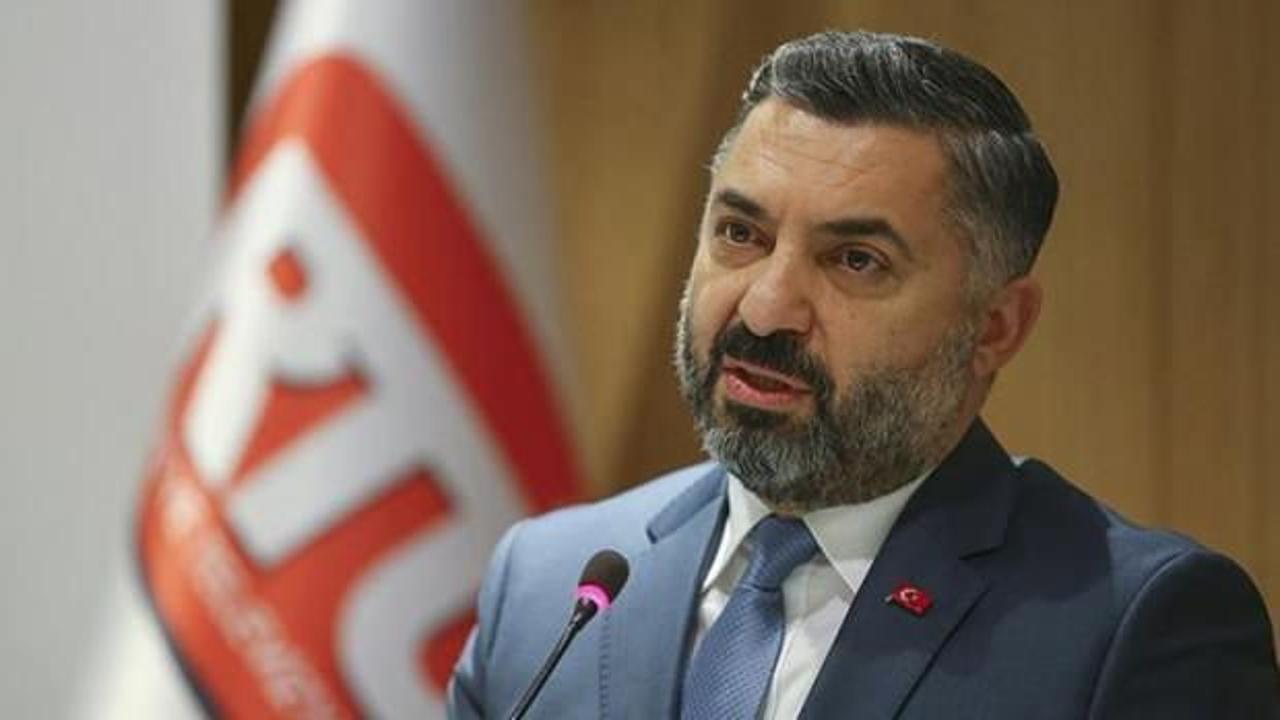 RTÜK Başkanı Şahin’den tepki: ‘Mevzuattan bihaber, yine hadlerini aşmış’