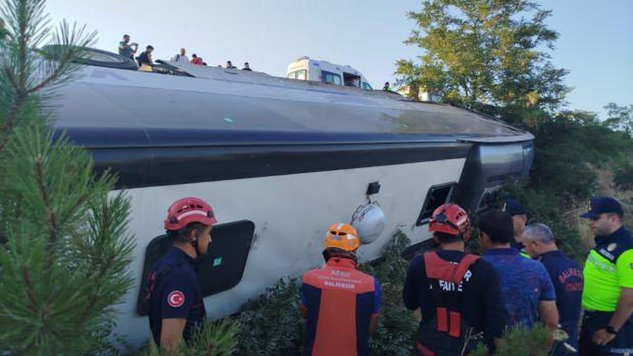 Son dakika: Balıkesir'de feci kaza: Çok sayıda yaralı var