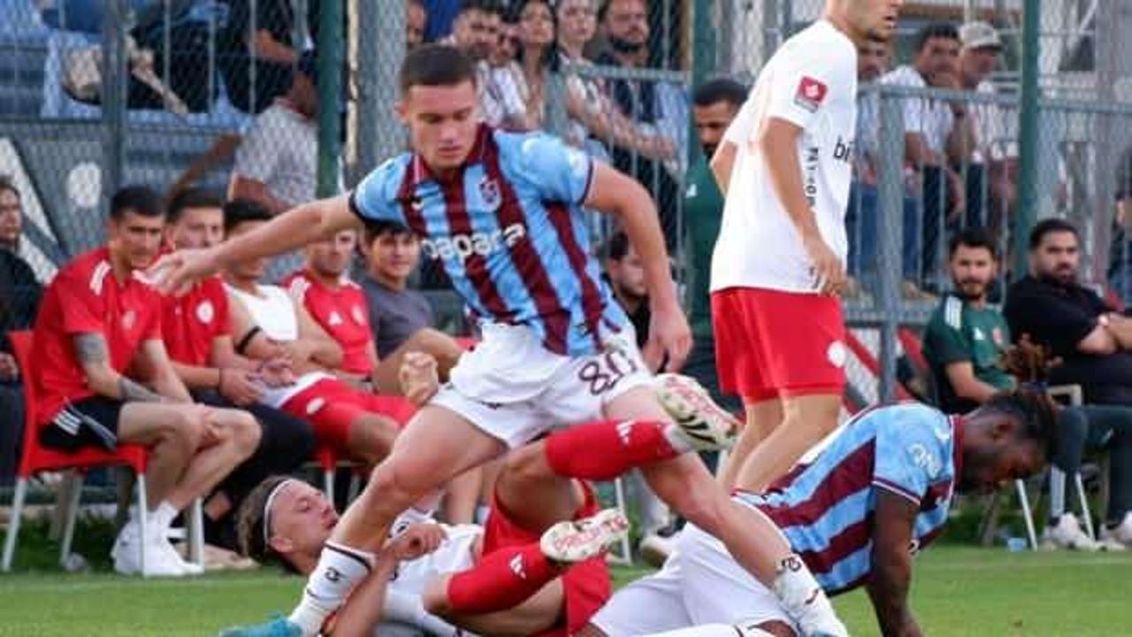 Trabzonspor'dan hazırlık maçında 3 gollü galibiyet
