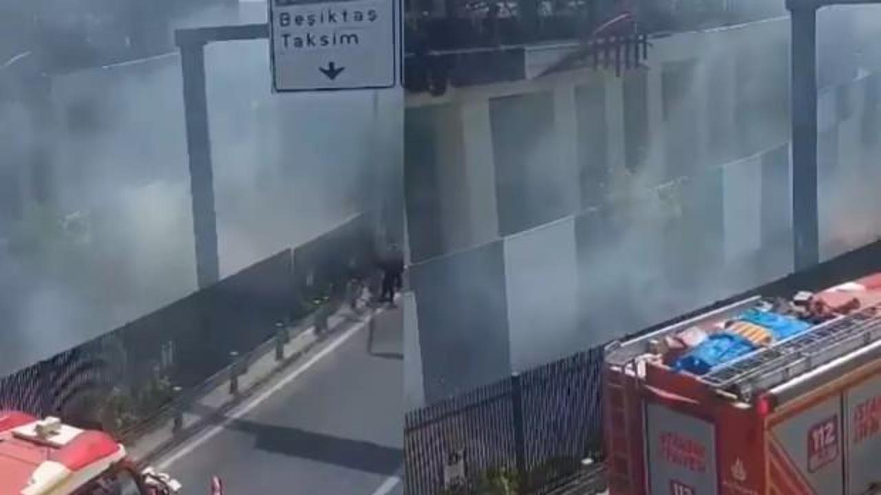 Maça saatler kala korku dolu anlar! Tüpraş Stadyumu'nda yangın