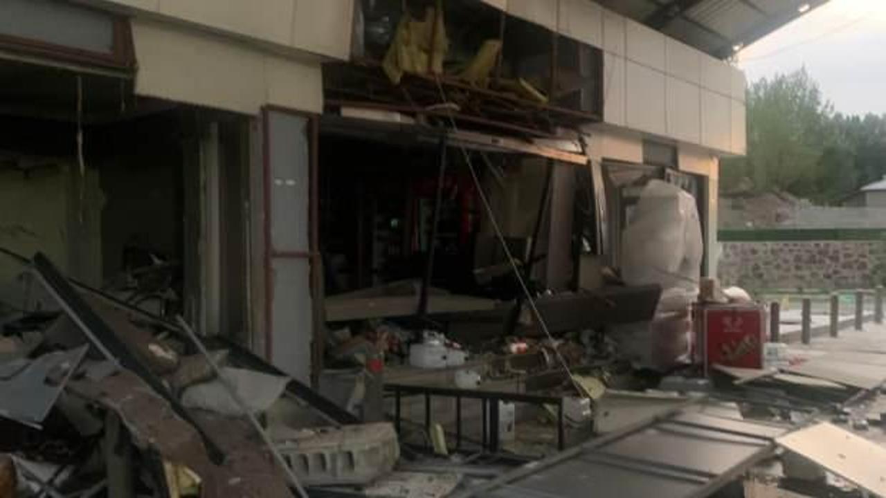 Van'da akaryakıt istasyonunda patlama