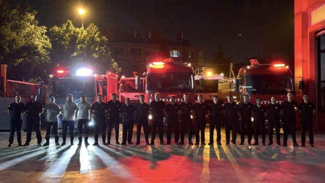 Konya Büyükşehir'den Bursa'ya itfaiye desteği 