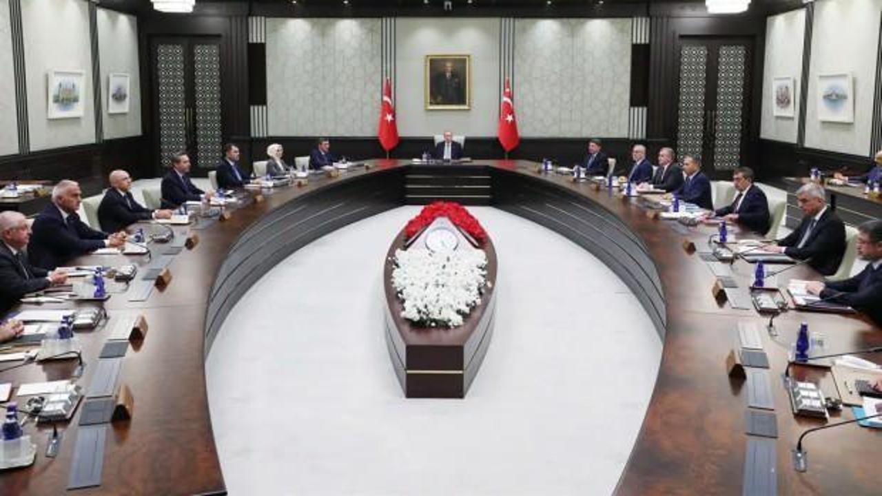 SON DAKİKA: Kabine Toplantısı sona erdi! 2 saatten fazla sürdü...