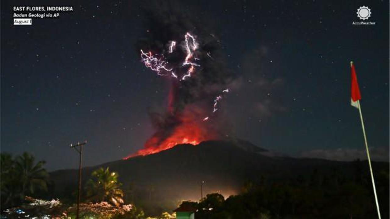 Lewotobi Laki-Laki Yanardağı patladı