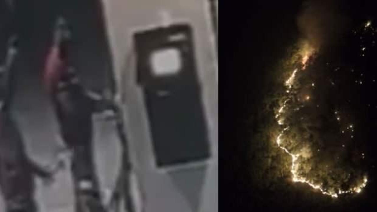 Benzin alıp orman yakan 2 şüpheli yakalanıp tutuklandı