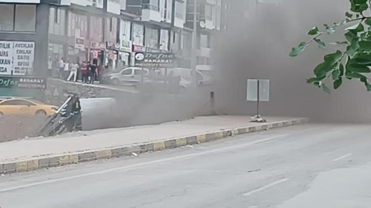 Bitlis’te doğal gaz hattında patlama