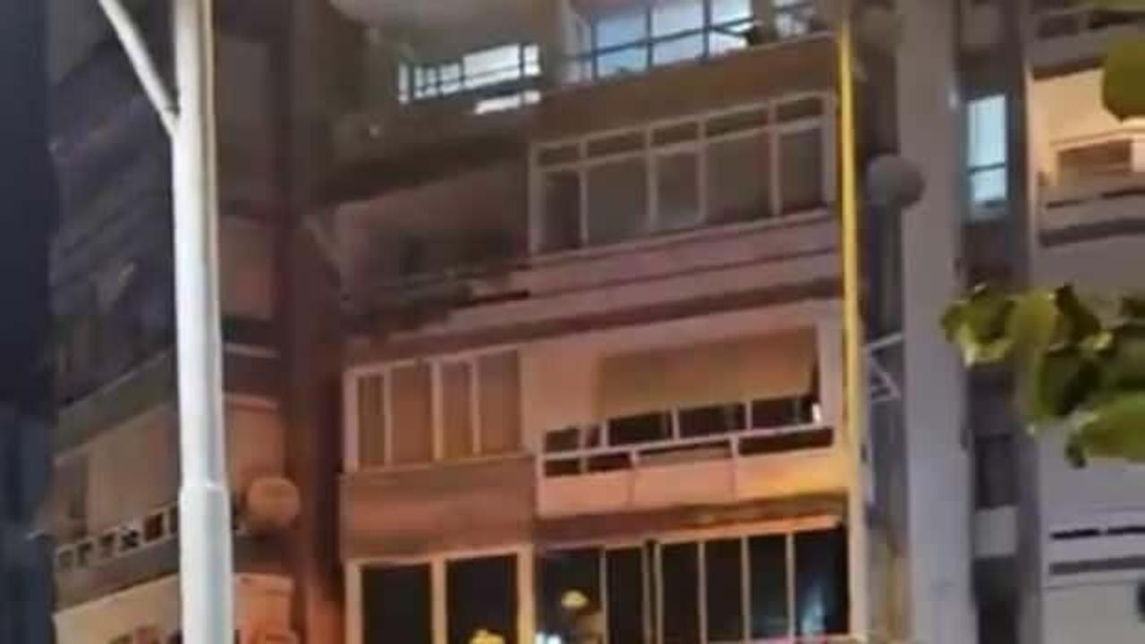 Bursa’da sitede yangın paniği