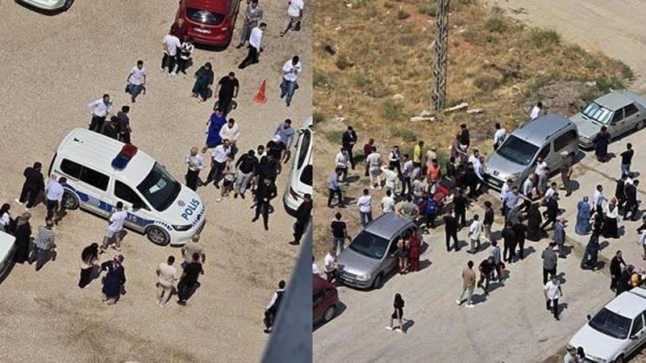 D&uuml;ğ&uuml;nde kavga &ccedil;ıkarıp, ihbara gelen polis aracına zarar verdi