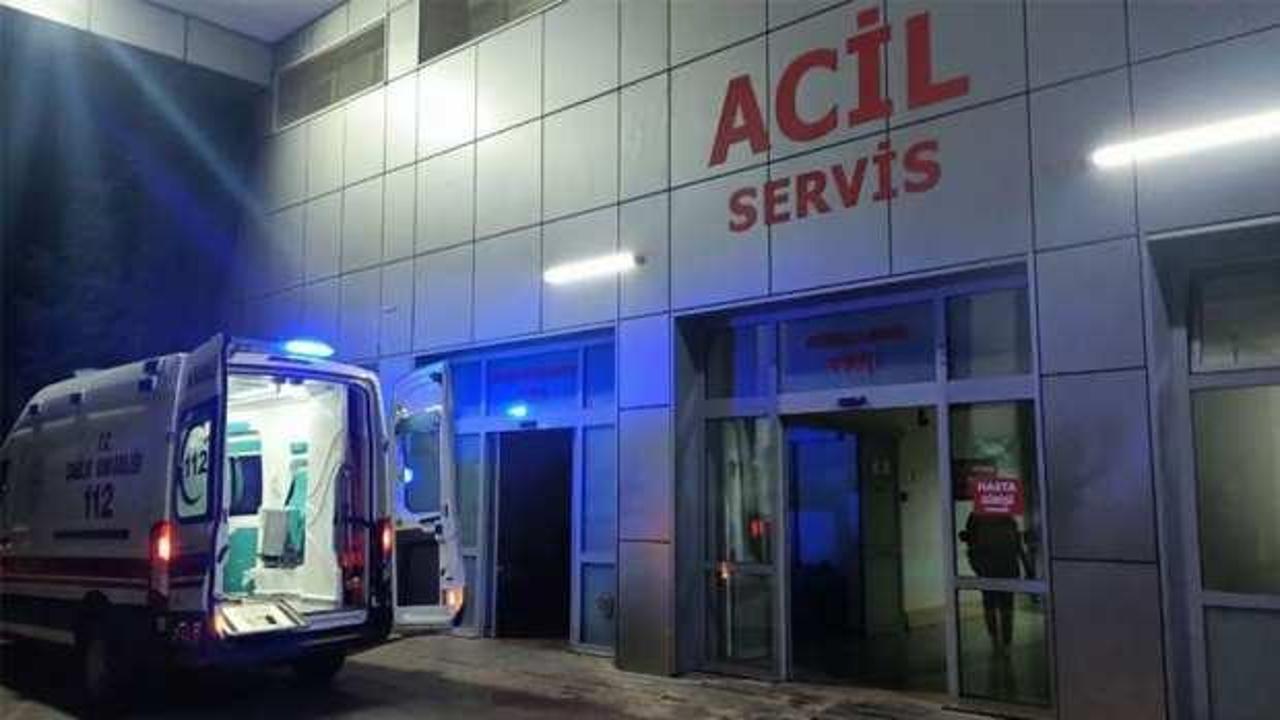 Genç kız misafirlikte dehşeti yaşadı: Otomobilin üzerine düştü!