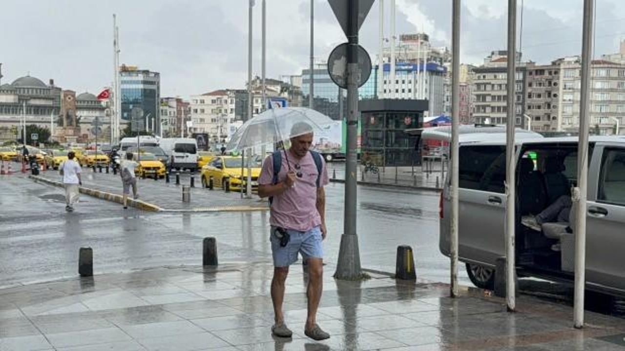 İstanbul'da yağmur sürprizi!