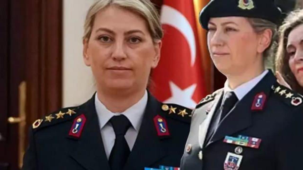 İşte jandarmanın yeni paşası Gülden Mat Şakir! Tuğgeneralliğe terfi etti