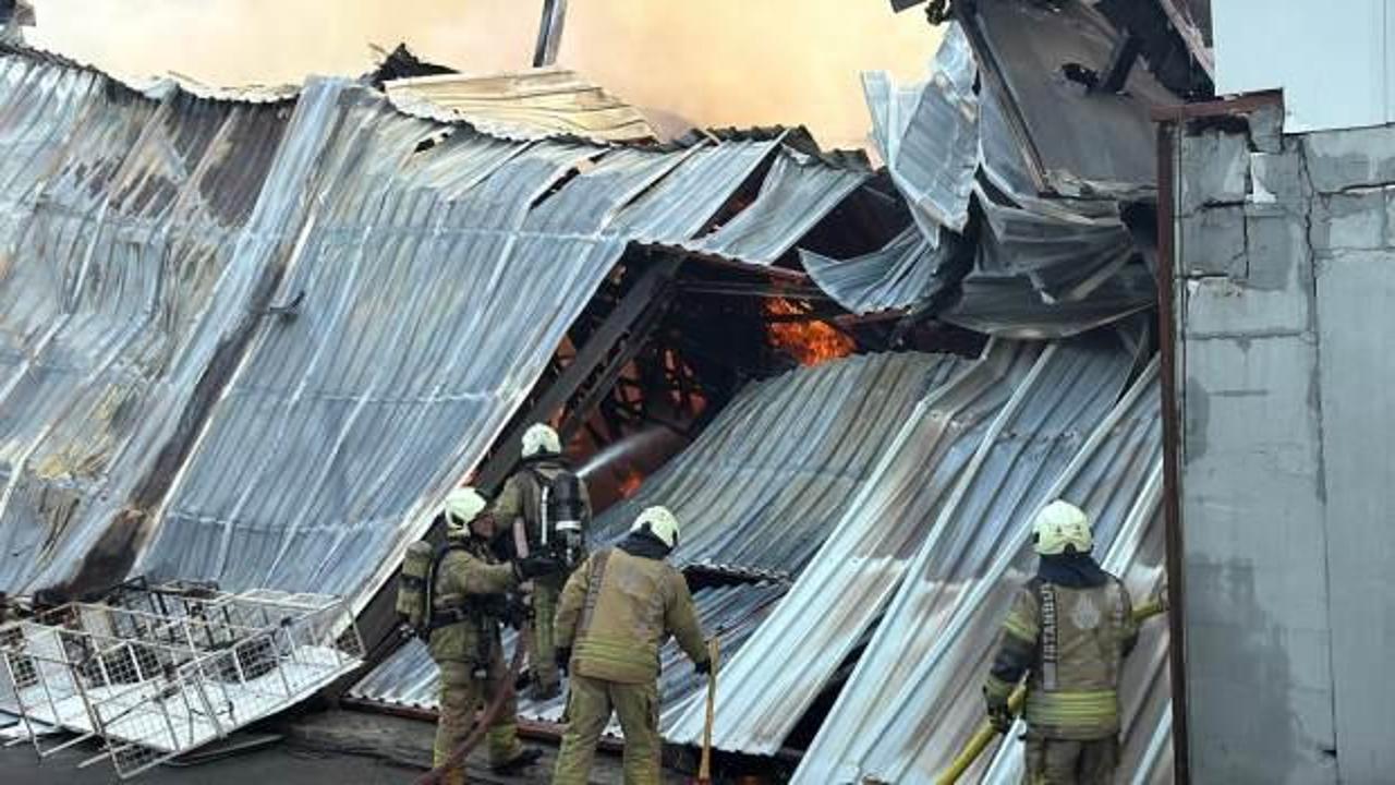 Kartal'da korkutan yangın