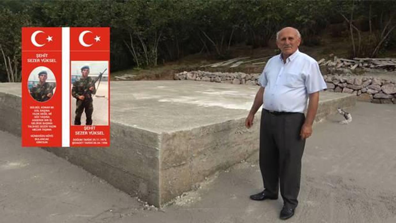 Şehit babasının ev hayali devlet desteğiyle ger&ccedil;ek oluyor 