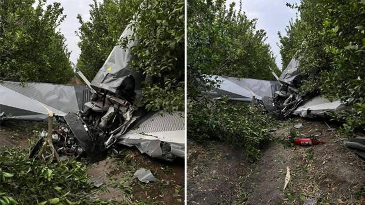 Son dakika! Adana'da eğitim uçağı düştü