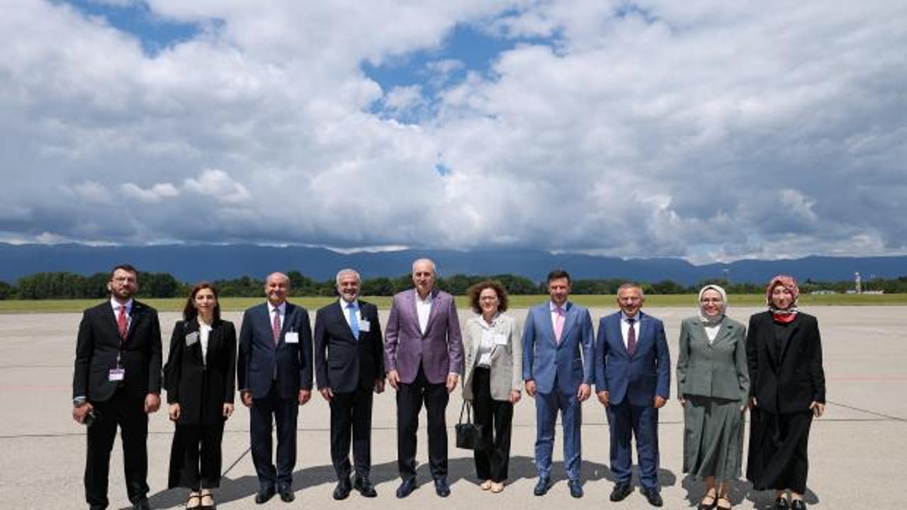 TBMM Başkanı Kurtulmuş, Altıncı Dünya Parlamento Başkanları Konferansı için Cenevre'de