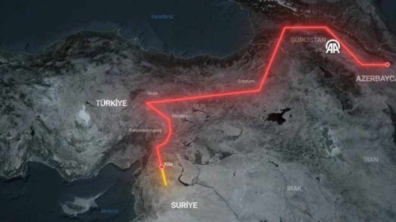  Türkiye'den Suriye'ye doğal gaz akışıyla ülkenin günlük elektrik arzı 10 saate çıkacak