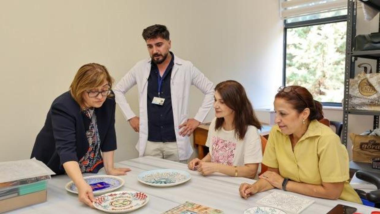 Başkan Şahin, GASMEK'te eğitim alan öğrencileri ziyaret etti 