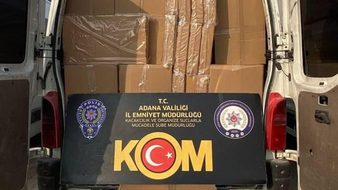 Adana'da ele geçirildi: Piyasa değeri tam 17 milyon 666 bin TL