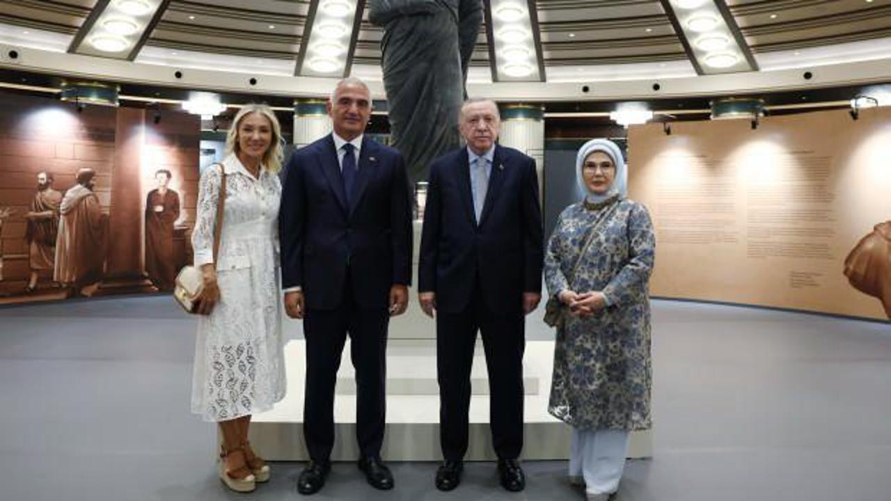 Emine Erdoğan'dan Arkeolojinin Altın Çağı Sergisi paylaşımı