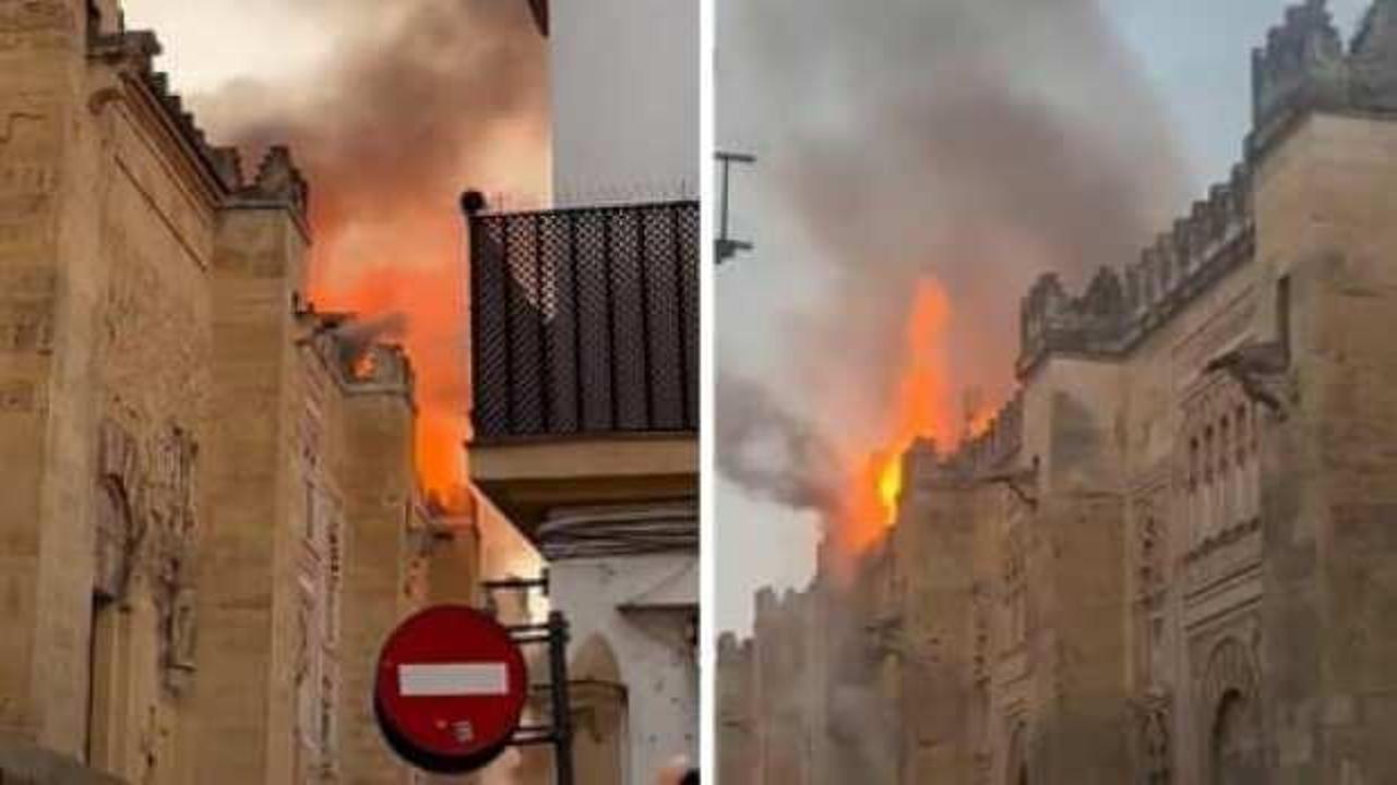 İspanya'da Kurtuba Cami-Katedrali'nde yangın çıktı
