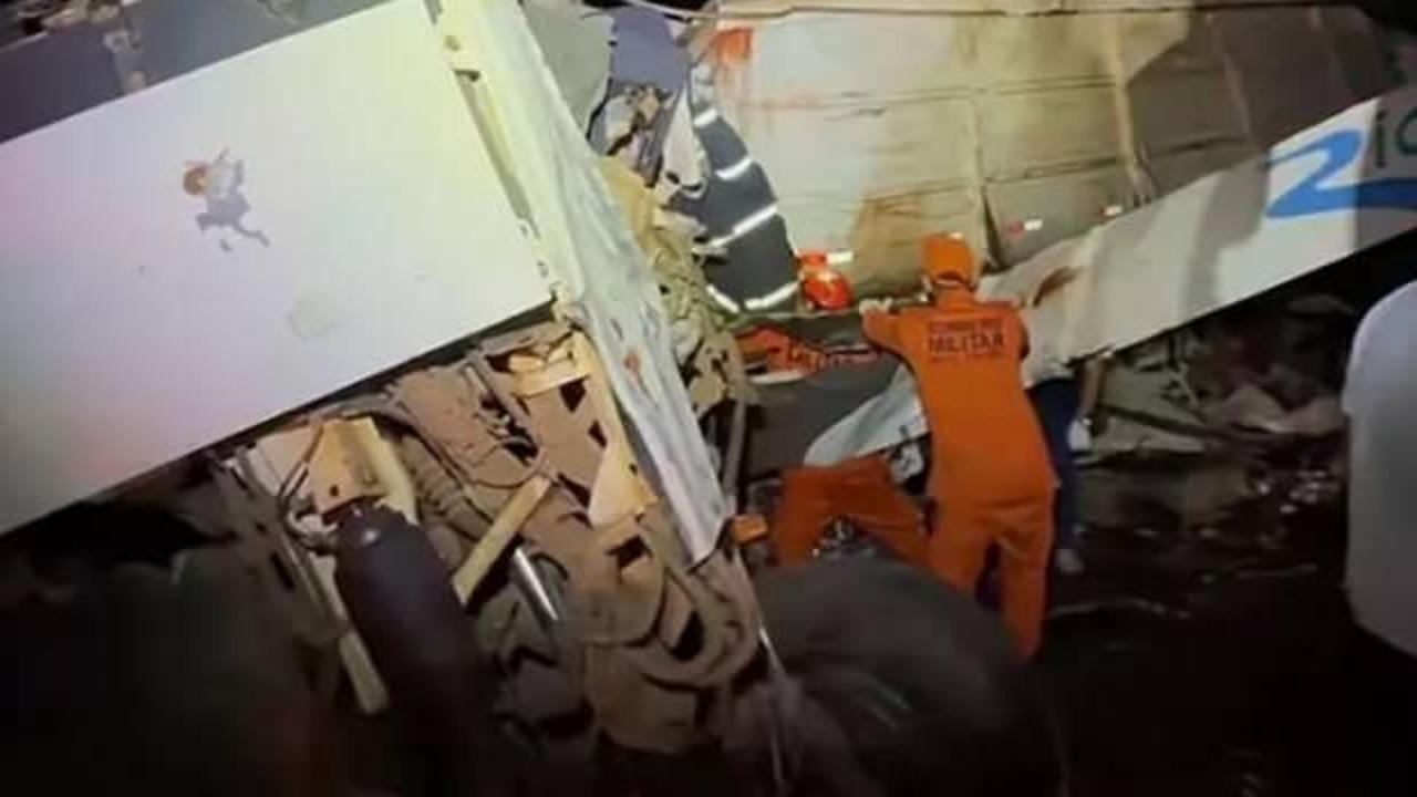 Brezilya'da feci kaza: 11 ölü, 45 yaralı