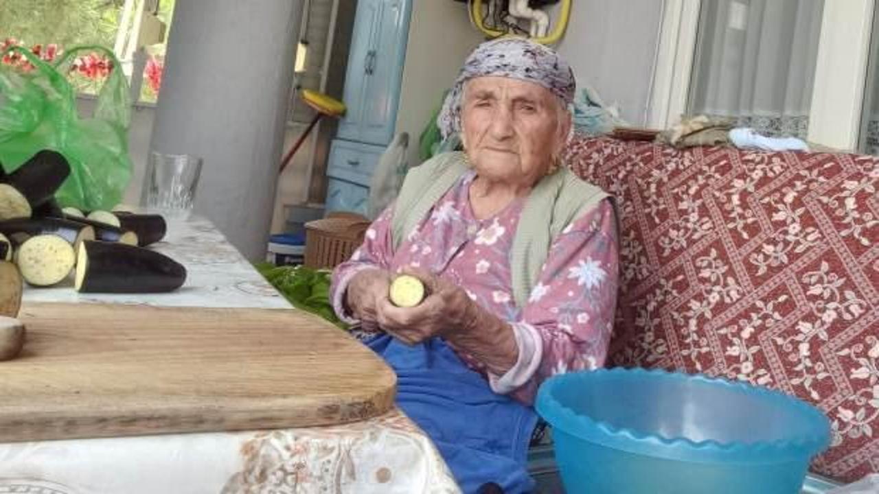 96 yaşındaki Fatma teyze, yaptıklarıyla gençlere taş çıkartıyor 