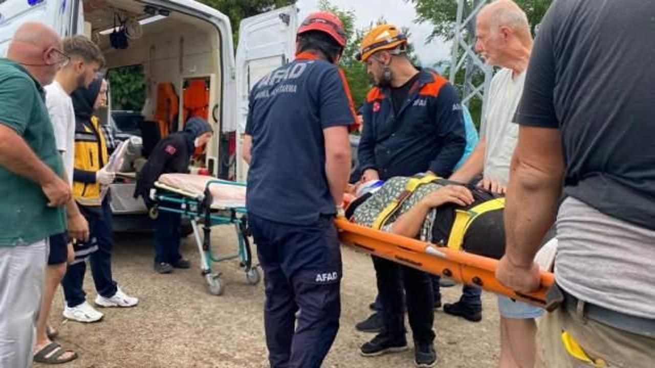 Rize’de ilkel teleferik kazası: 1 yaralı