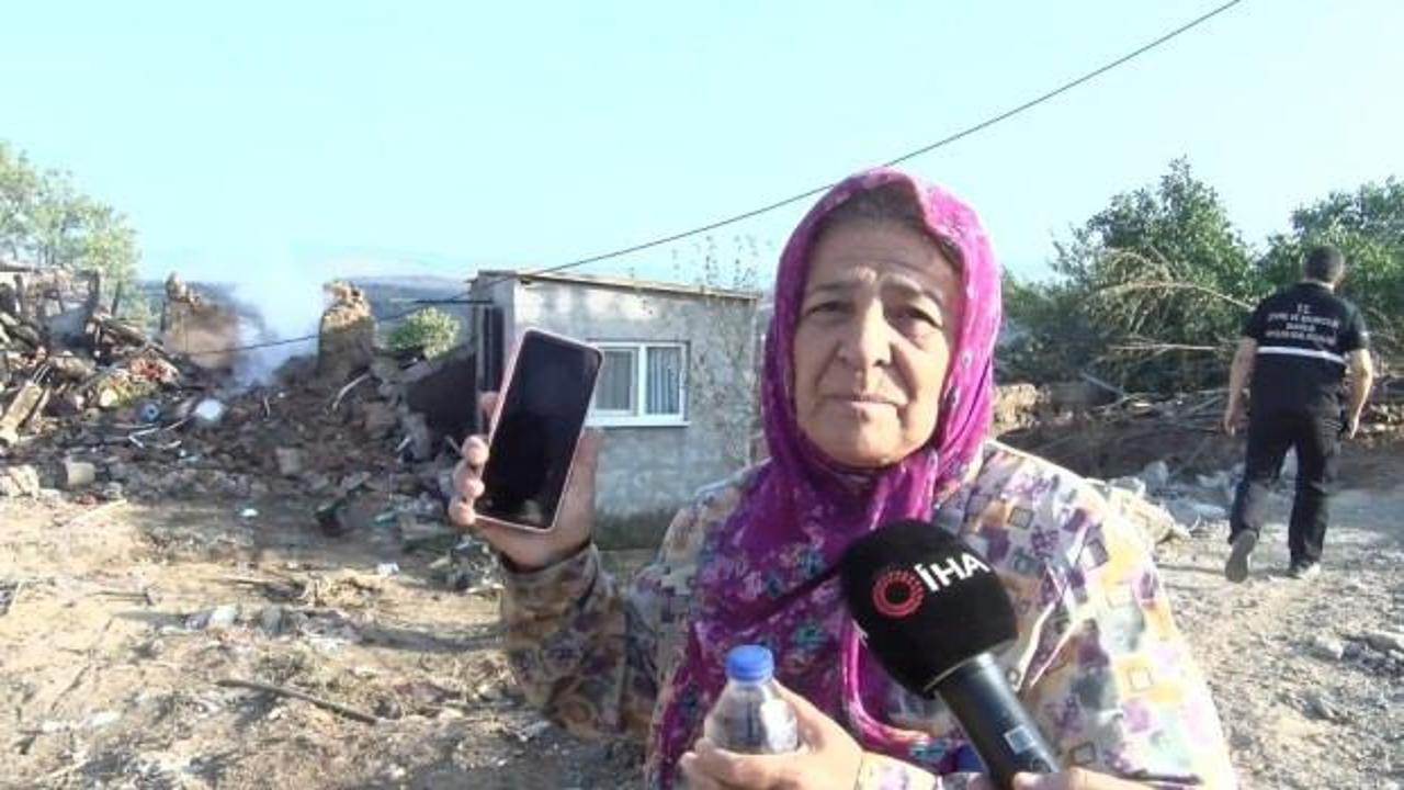 Çanakkale'deki yangın dehşetini anlattı: 'Kapıya çıktım, gün yüzü böyle kararmış'